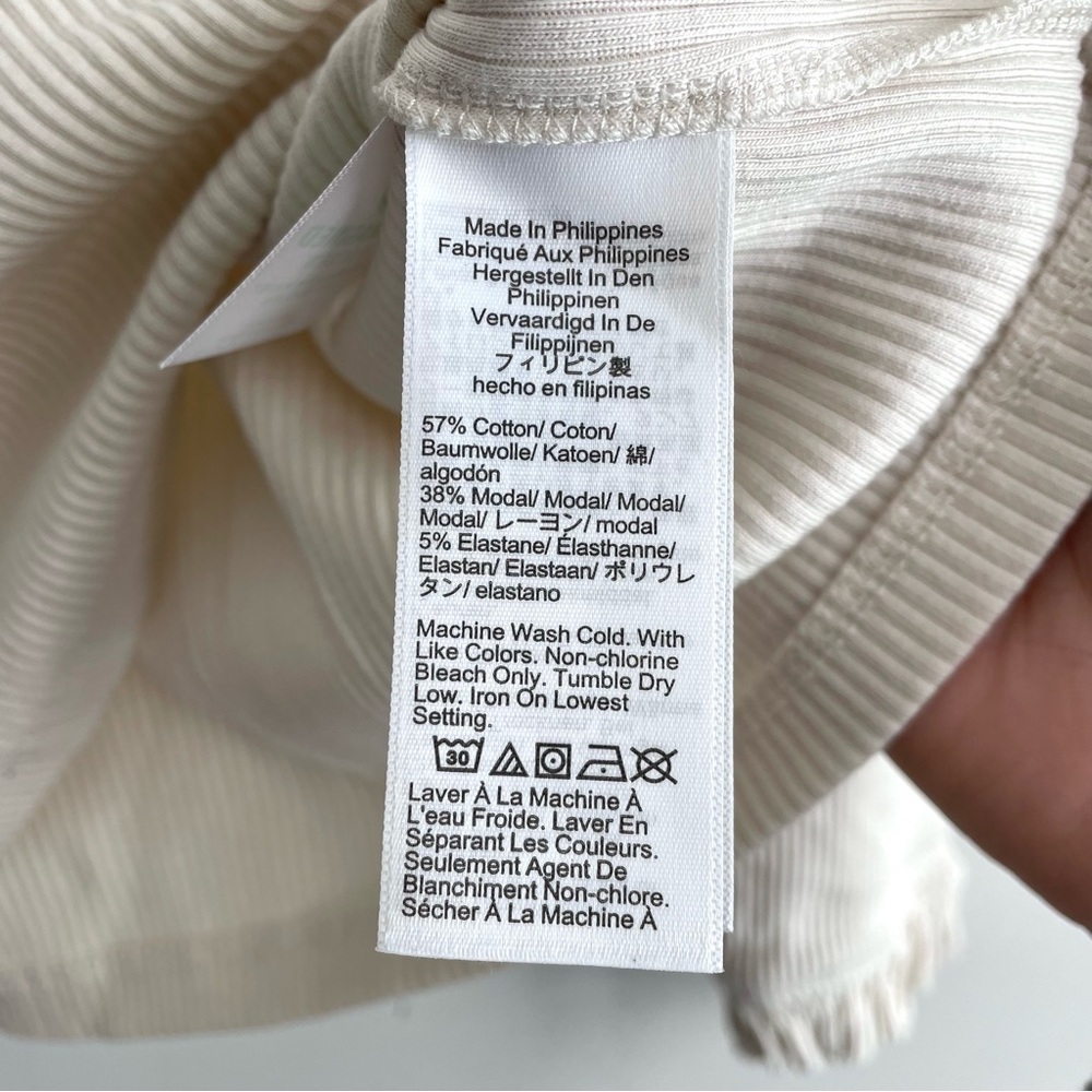 J.Crew Long Sleeve Ribbed Ruffle Neck Top - Picture 8 of 11